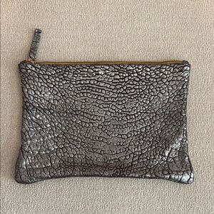Clare V leather clutch